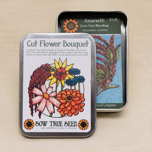 Cut Flower Bouquet Garden Collection Gift Tin - Salt of the Earth Organics