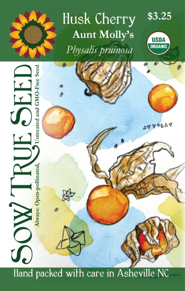 Ground Cherry Seeds - Aunt Molly's, ORGANIC - Salt of the Earth Organics