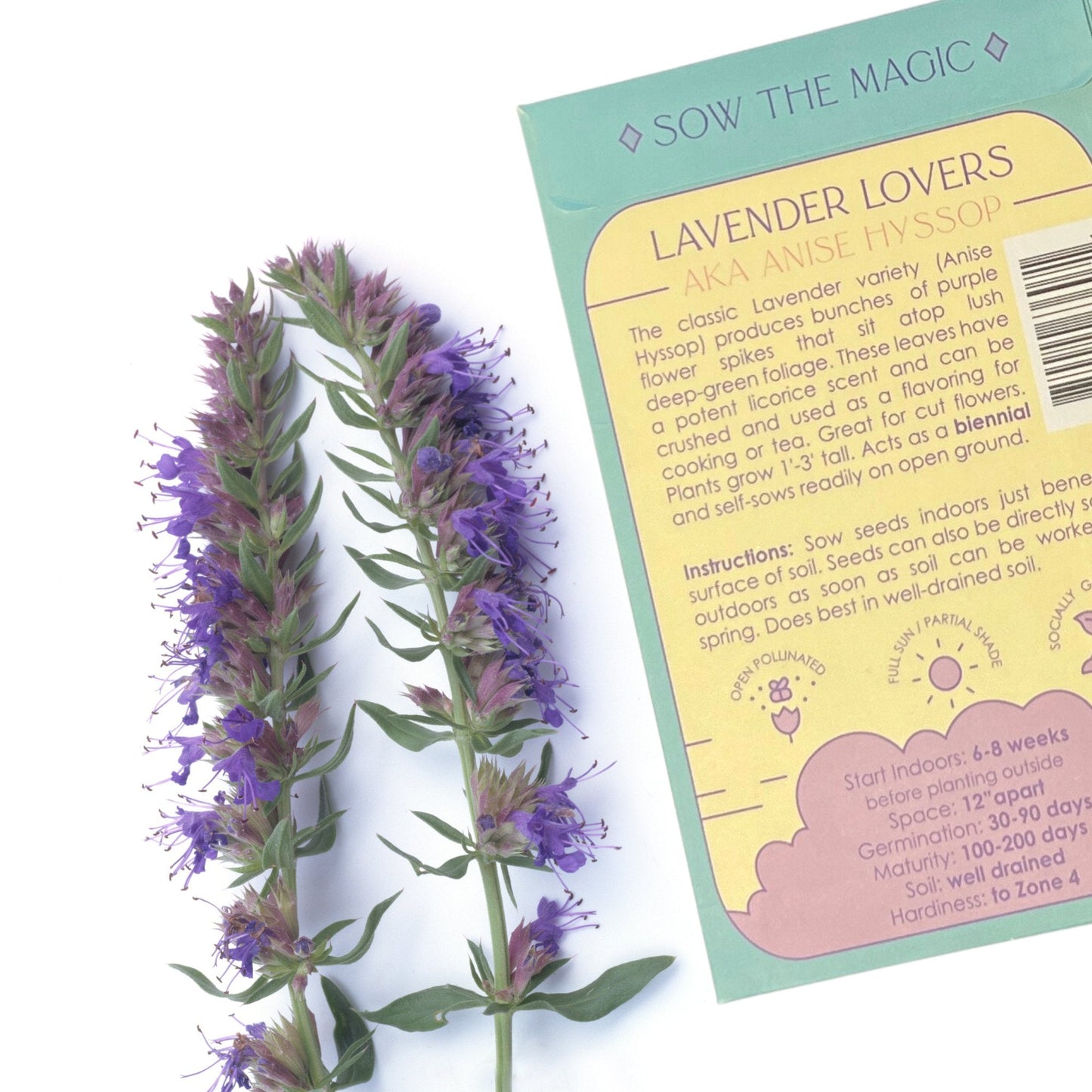 Lavender Lovers Tarot Garden + Gift Seed Packet - Salt of the Earth Organics