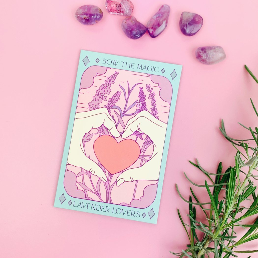 Lavender Lovers Tarot Garden + Gift Seed Packet - Salt of the Earth Organics