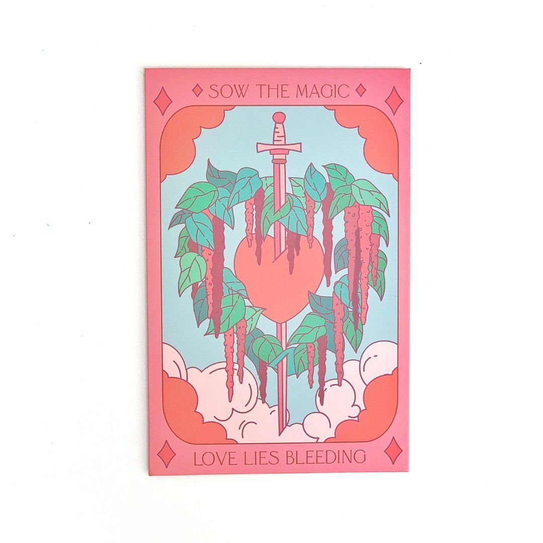 Love Lies Bleeding Tarot Garden + Gift Seed Packet - Salt of the Earth Organics