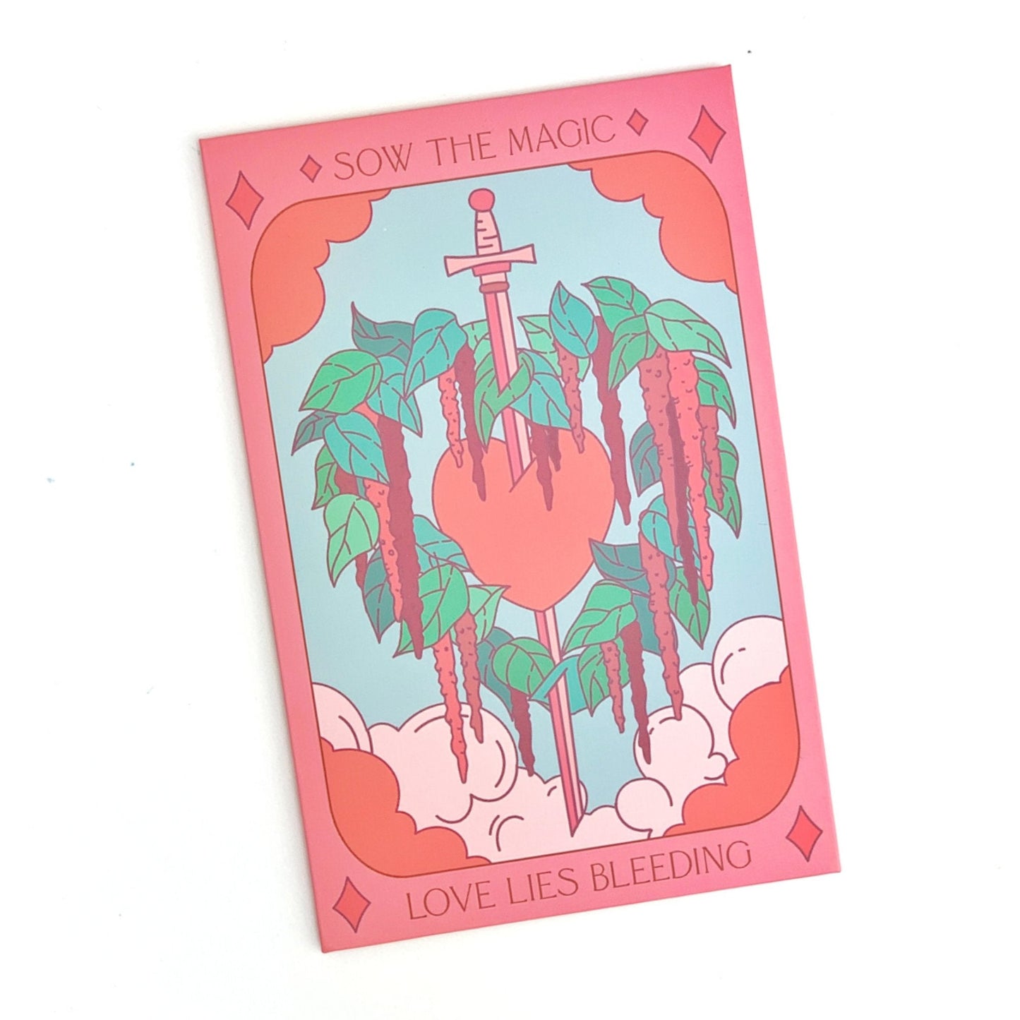 Love Lies Bleeding Tarot Garden + Gift Seed Packet - Salt of the Earth Organics