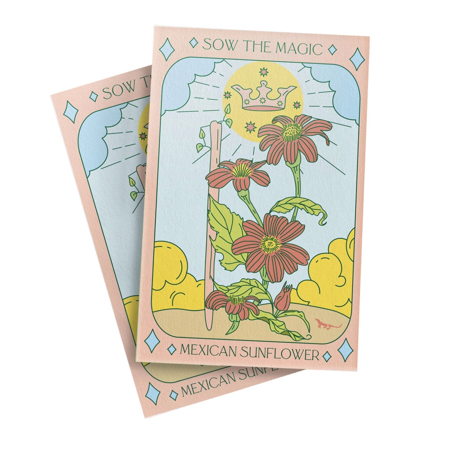 Mexican Sunflower Tarot Garden + Gift Seed Packet - Salt of the Earth Organics