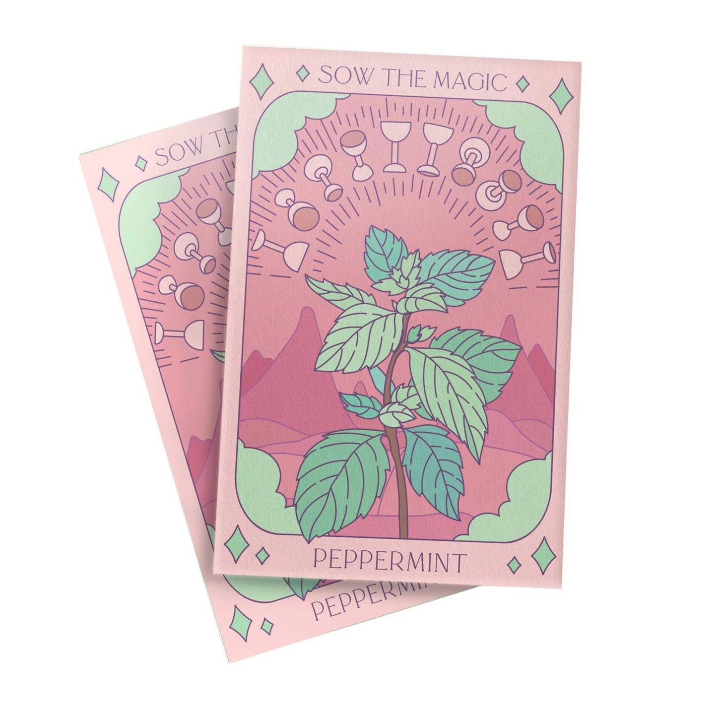 Peppermint Tarot Garden + Gift Seed Packet - Salt of the Earth Organics