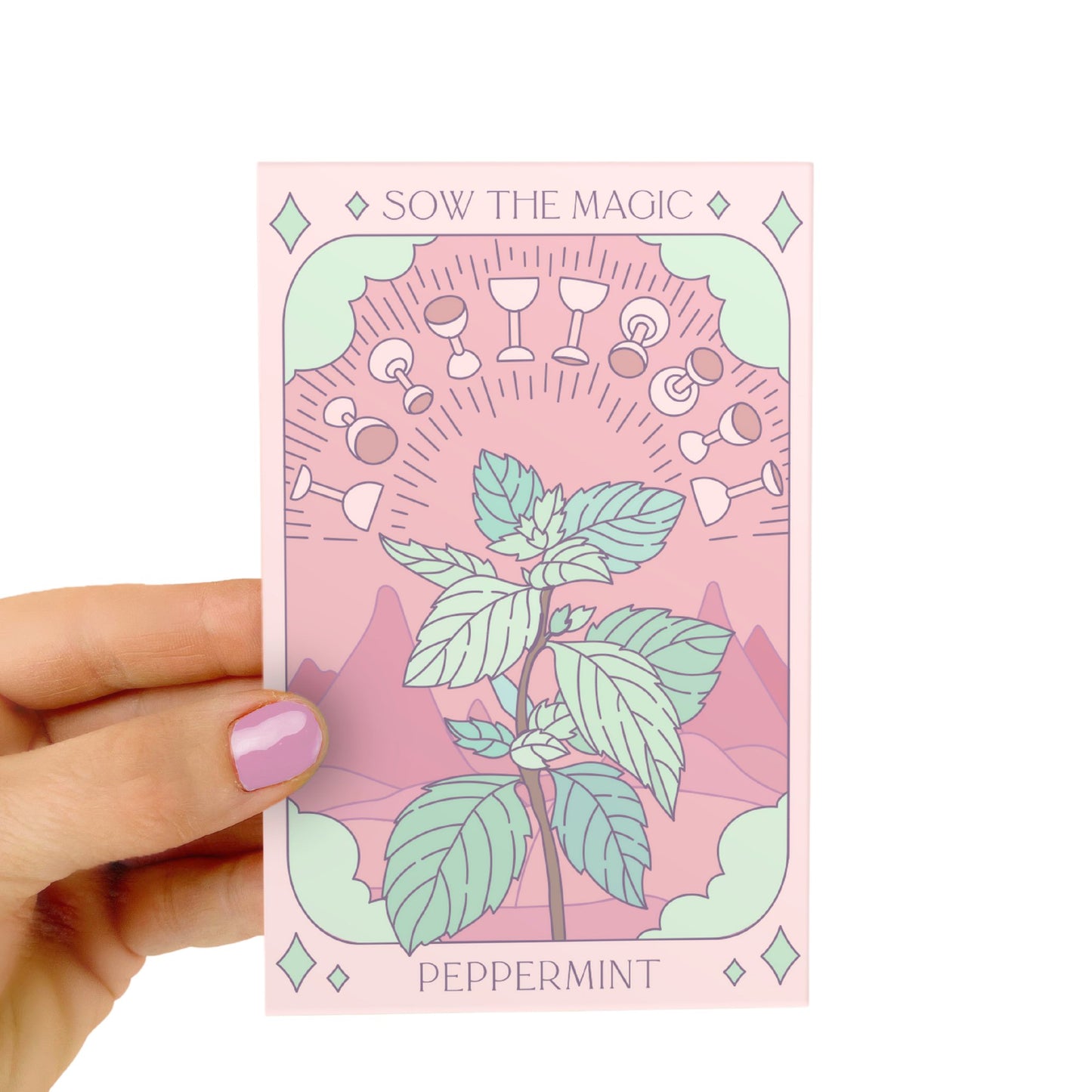 Peppermint Tarot Garden + Gift Seed Packet - Salt of the Earth Organics