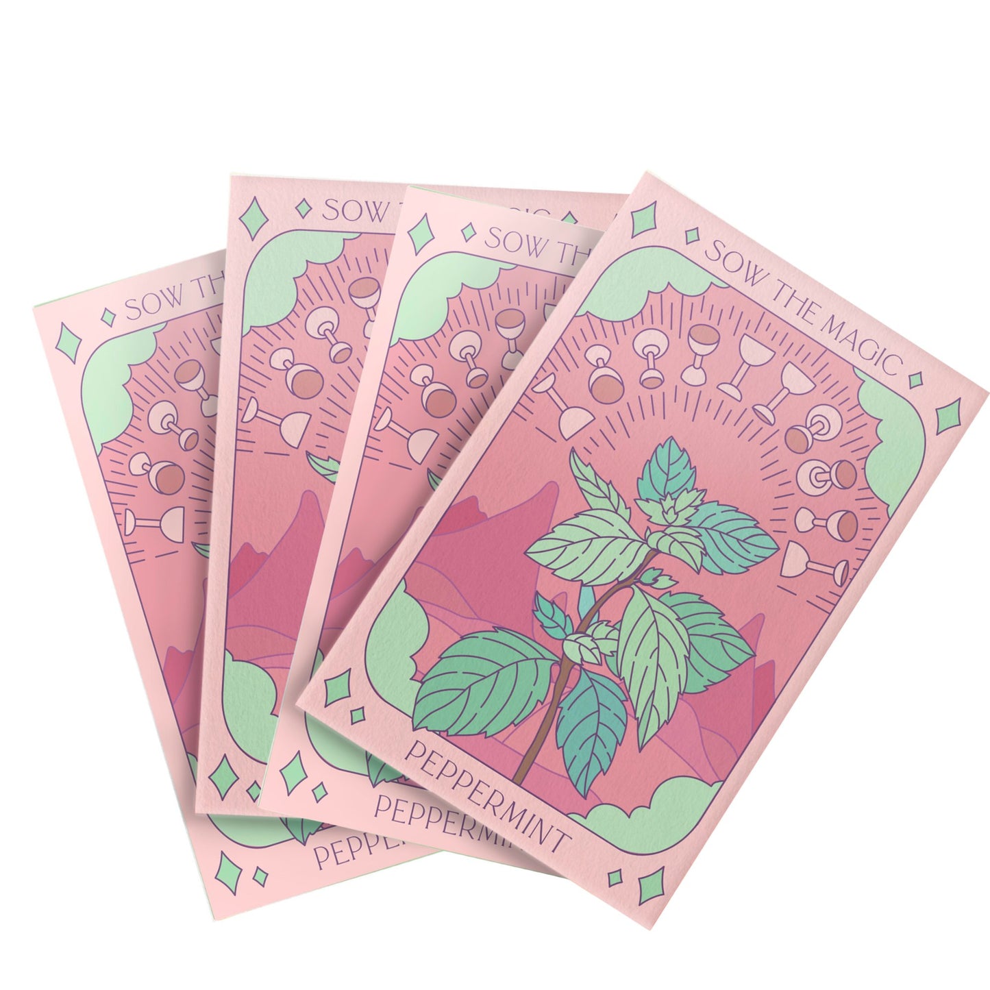 Peppermint Tarot Garden + Gift Seed Packet - Salt of the Earth Organics