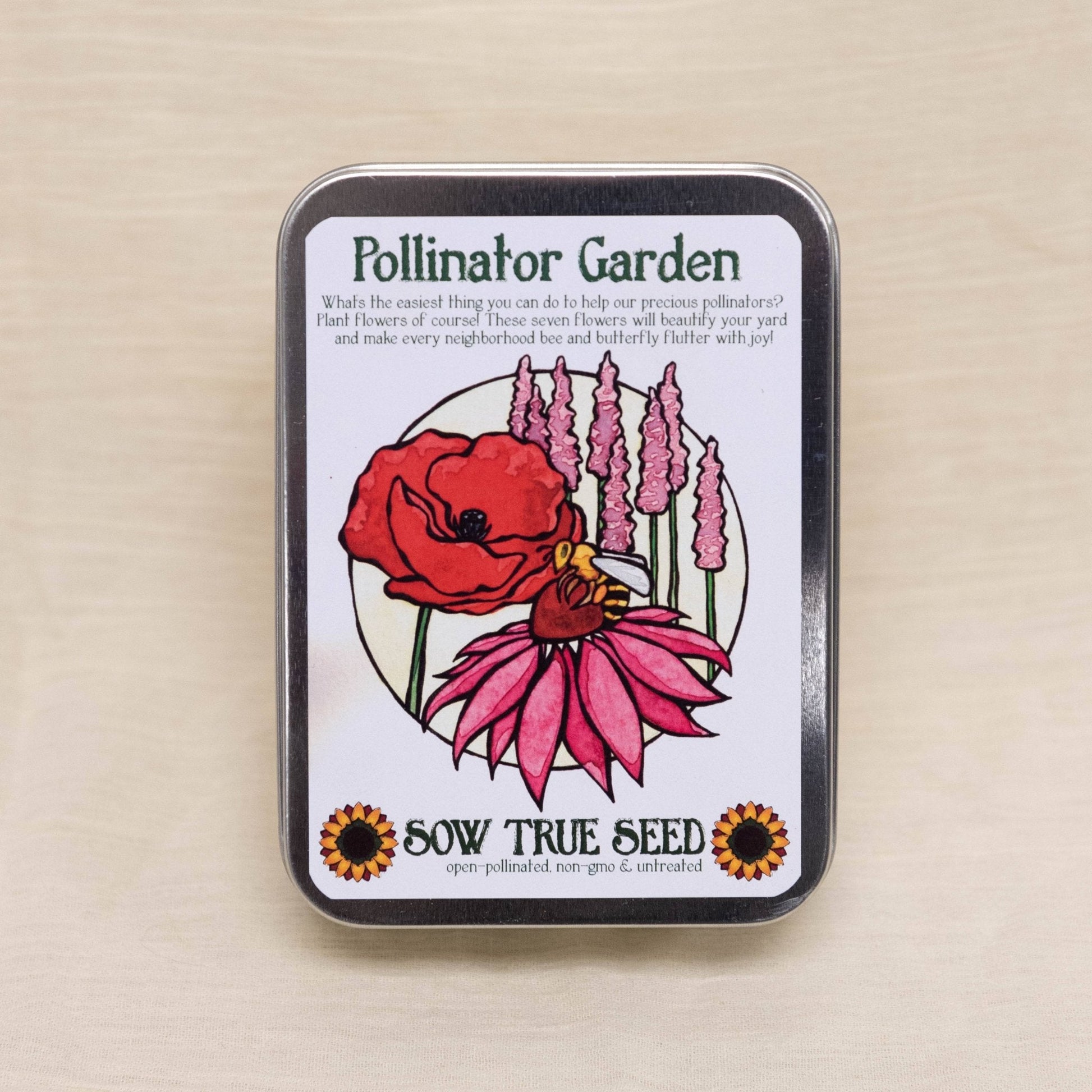 Pollinator Garden Collection Gift Tin - Salt of the Earth Organics