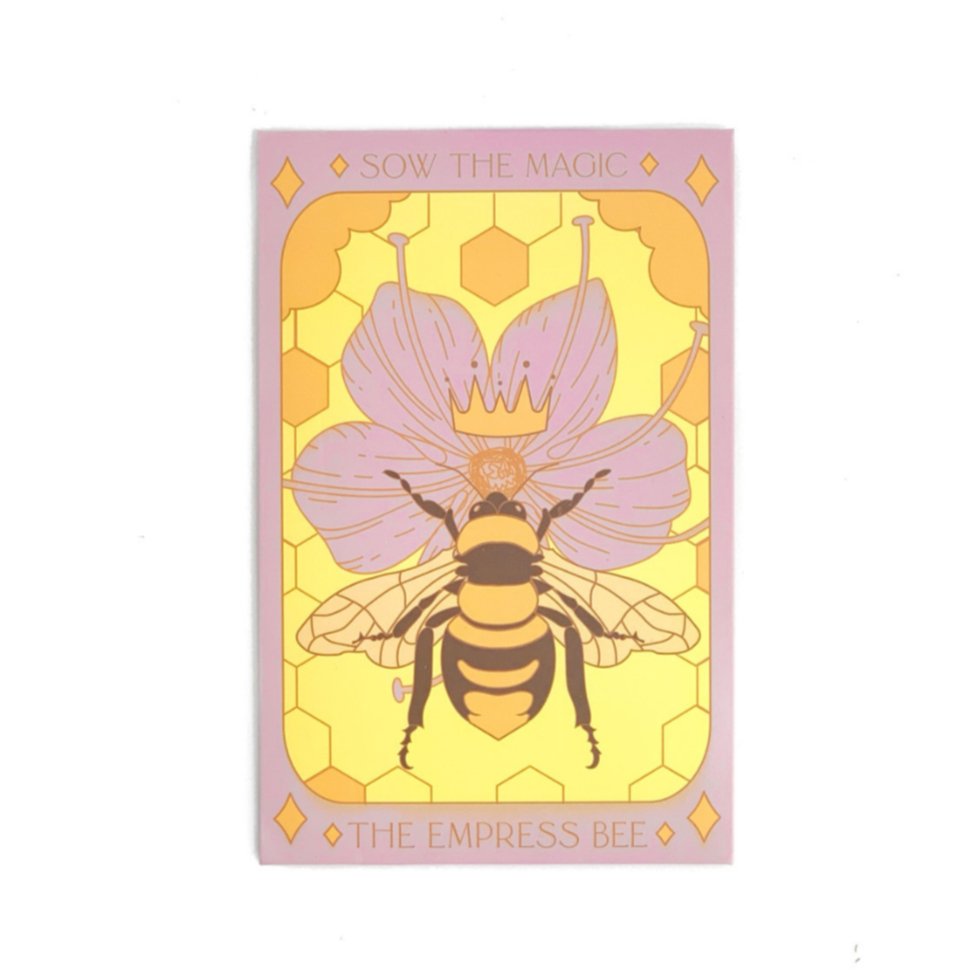 The Empress Bee Tarot Garden + Gift Seed Packet - Salt of the Earth Organics