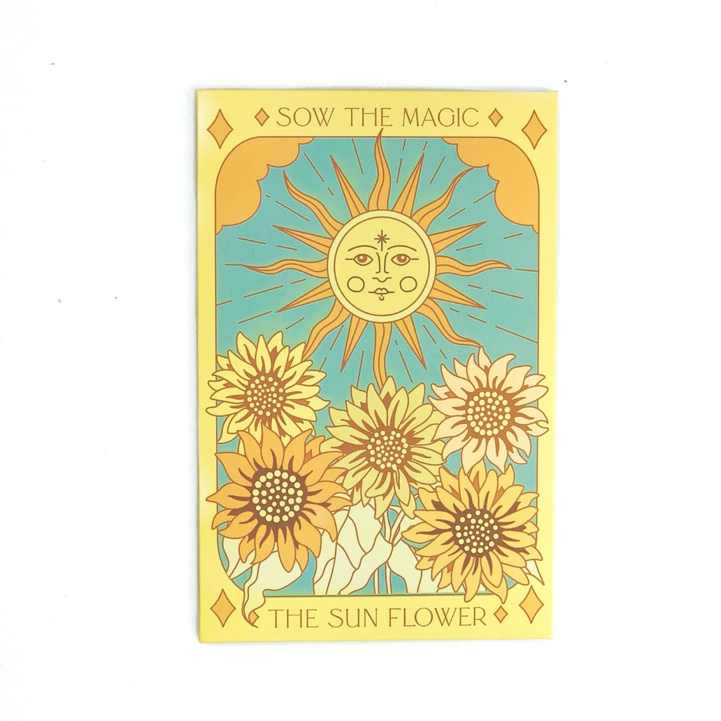 The Sunflower (Ring of Fire) Tarot Garden + Gift Seed Packet - Salt of the Earth Organics