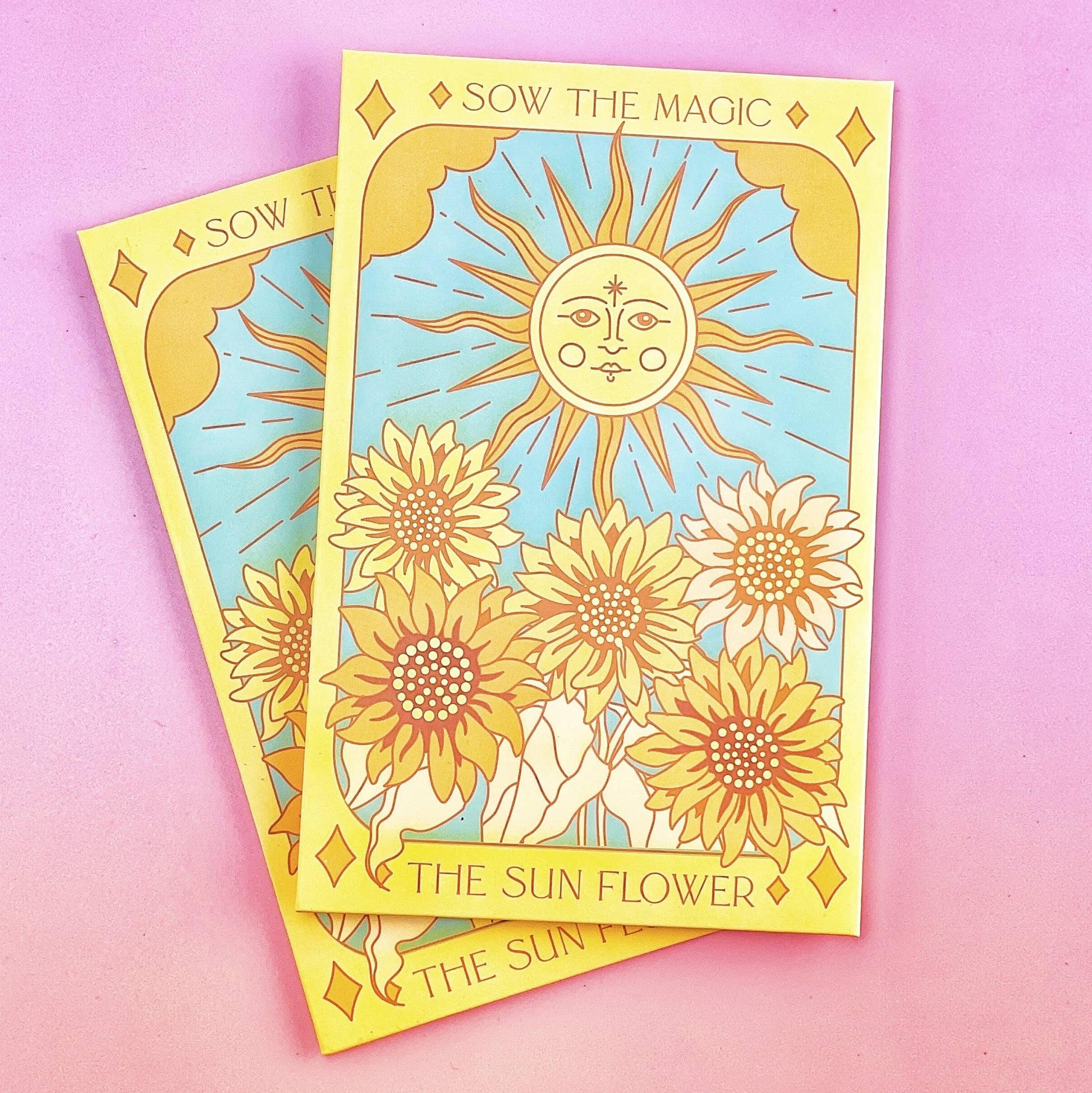 The Sunflower (Ring of Fire) Tarot Garden + Gift Seed Packet - Salt of the Earth Organics